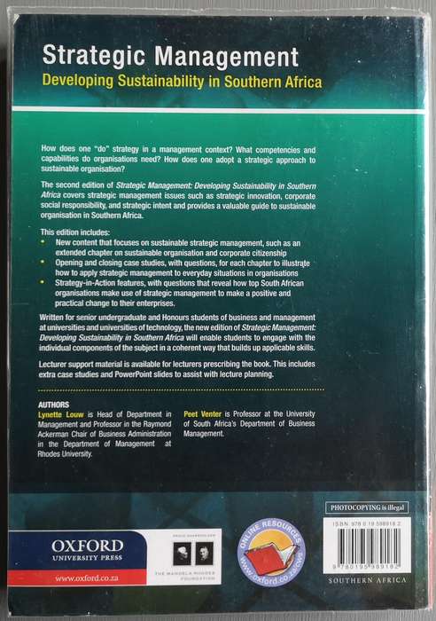 Strategic management - LOUW,L