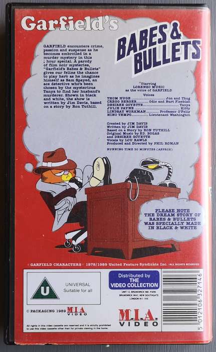 Garfield's Babes and Bullets (VHS)