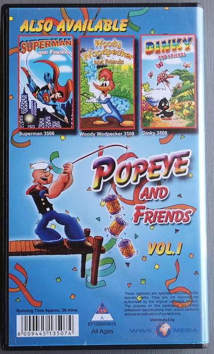 Popeye and Friends Vol. 1 (VHS)