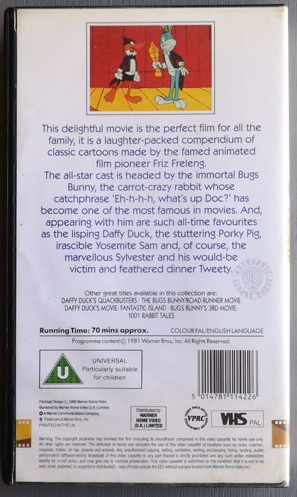 Bugs Bunny Movie (VHS)