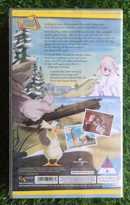 Balto Wolf Quest (VHS)