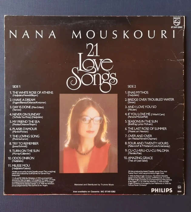 Nana Mouskouri - 21 Love Songs (Vinyl LP)