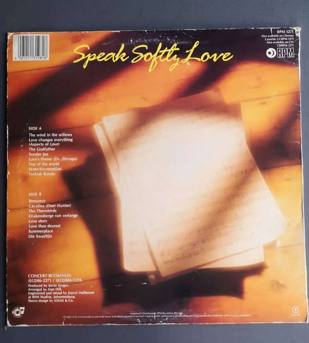 Trevor Nasser - Speak Softly Love (Vinyl LP)