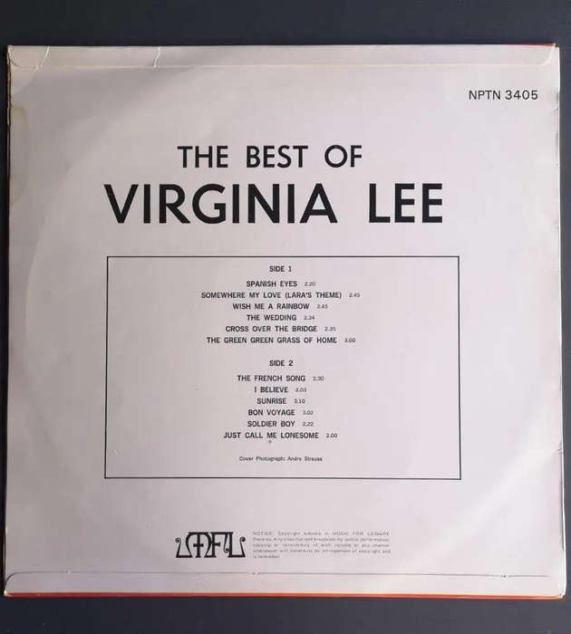 The Best of Virginia Lee (Vinyl LP)