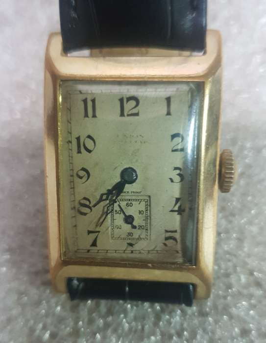 Vintage Probably Longines Art Deco Manual Wind Mens Wristwatch circa 1926 in good working condition