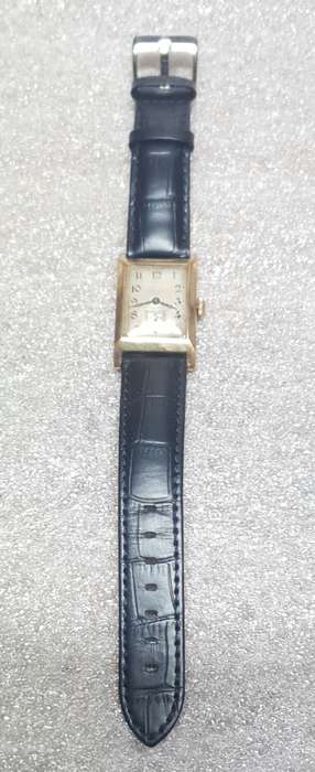 Vintage Probably Longines Art Deco Manual Wind Mens Wristwatch circa 1926 in good working condition