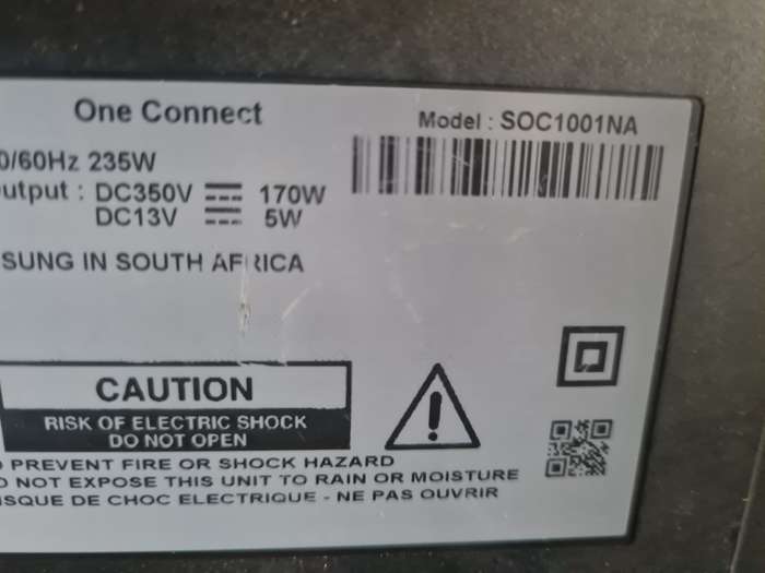 SAMSUNG SOC1001NA ONE CONNECT BOX 55Q7/Q8
