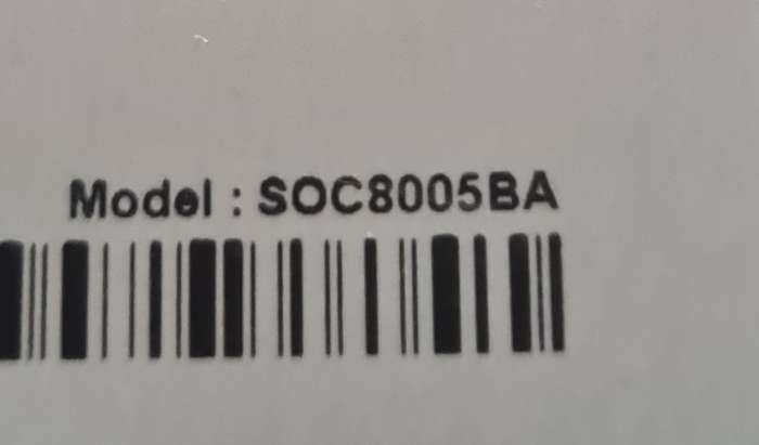 SAMSUNG SOC8005BA ONE CONNECT BOX AND CABLE