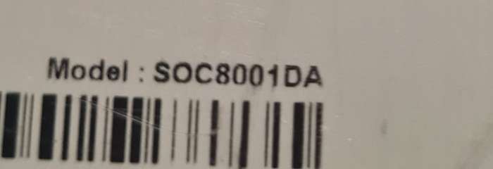 SAMSUNG SOC8001DA ONE CONNECT BOX AND CABLE