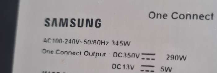 SAMSUNG ONE CONNECT BOX and CABLE SOC1003D