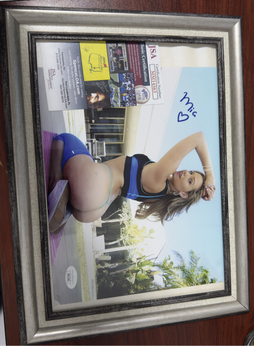 Mia Malkova Signed 8x10 Photo Adult Star Autographed JSA COA