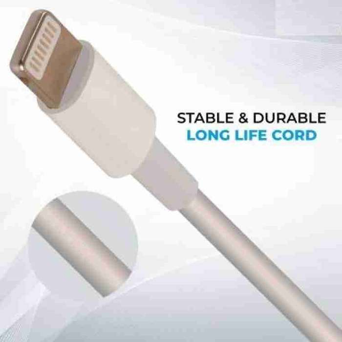 Lightning Cable 2.4 A 1 m Silicone  MFI Certified Fast Charger Lighting Cable