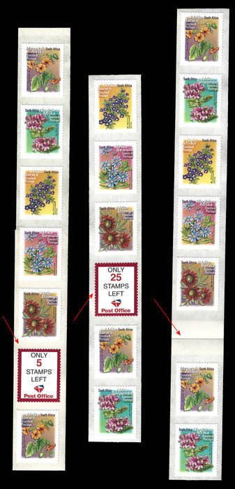 7th Definitive ROLL STAMPS with Very Scarce Varieties FROM BOX 2004.06.08
