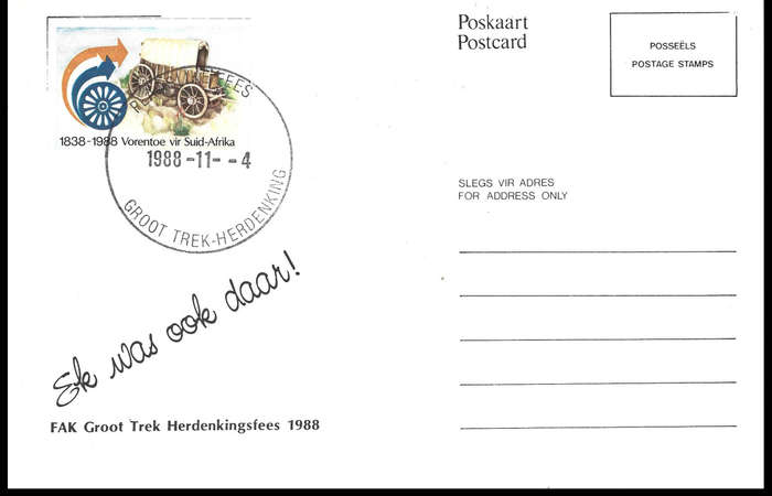 1988 Groot Trek - Vorentoe vir Suid-Afrika