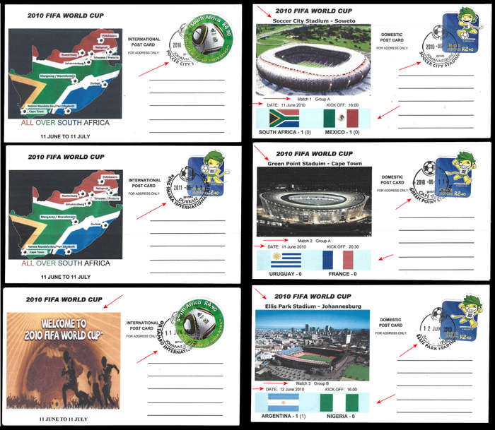 2010 Selection SOCCER WORLD CUP CARDS (68 in total), RARE!, SEE DESCRIPTION