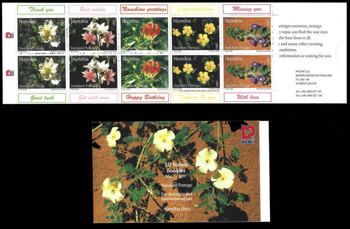 1997 Flora Booklets x 2, CV R 1,500.00, SACC 192