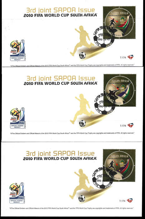 2010 NEVER SEEN BEFORE, Set of 9 F.D.C's each depicting the 9 Joint Issues