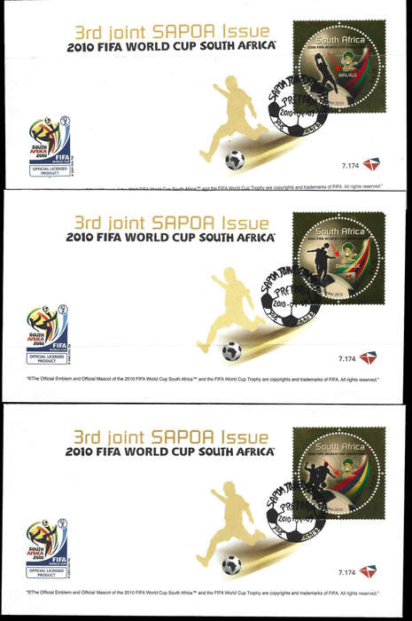 2010 NEVER SEEN BEFORE, Set of 9 F.D.C's each depicting the 9 Joint Issues