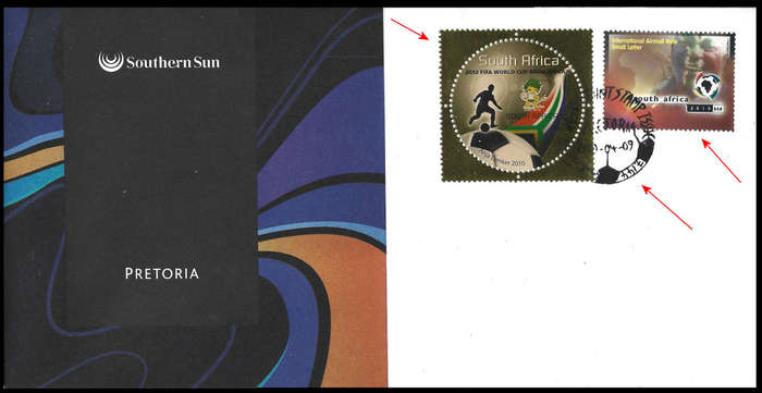 2010 Southern Sun Soccer F.D.C, Scarce