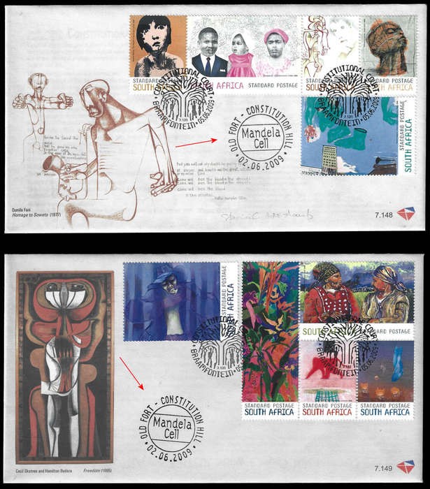 2009 FDC 7.148 and 7.149 BOTH WITH SPECIAL DATE STAMPS, Very Scarce