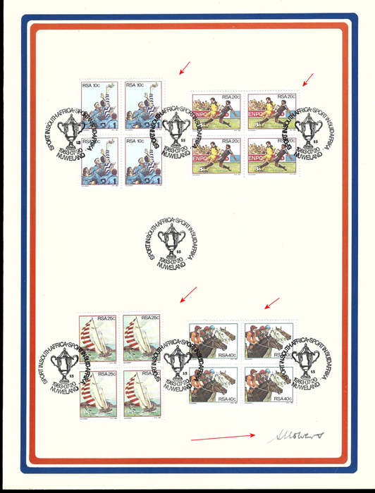 1983 SIGNED Sport Folder, See pictures