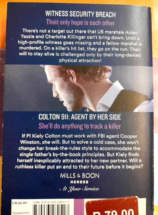 Witness Security breach and Colton 911 Agent by her side 2 books in 1 Mills and Boon Heroes