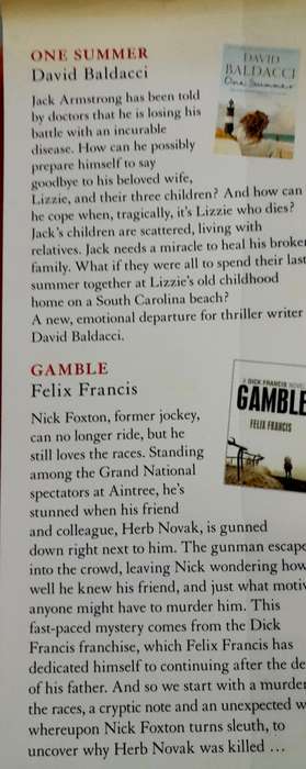 Readers Digest 4 Authors in 1 book Dead Mans Grip & Gamble & The Affair & One Summer
