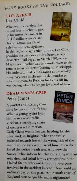 Readers Digest 4 Authors in 1 book Dead Mans Grip & Gamble & The Affair & One Summer