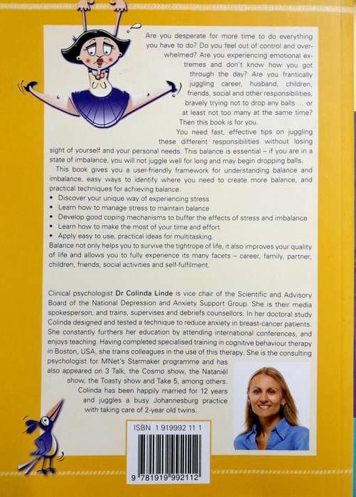 Get the Balance right by Dr Colinda Linde
