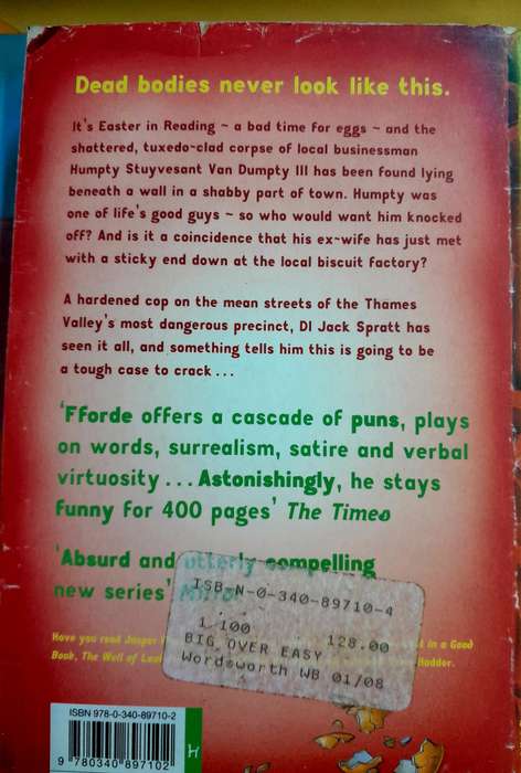 The Big Over Easy by Jasper FForde