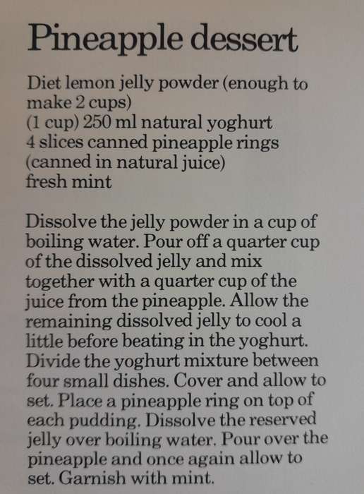 Slimming Meals for a month by Phillippa Cheifitz
