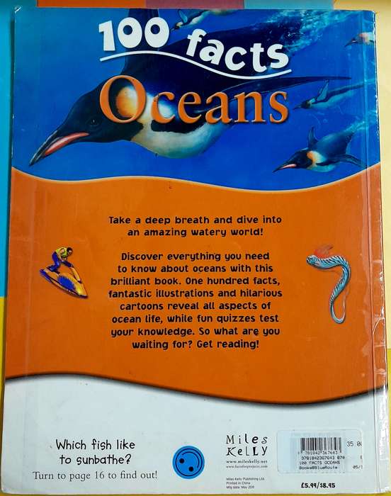 100 Facts Oceans by Miles Kelly