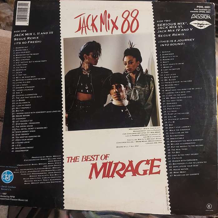 Jack Mix 88 - The Best of Mirage