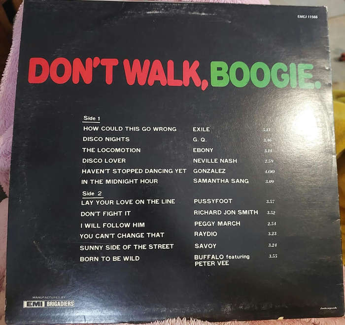 Don't walk Boogie