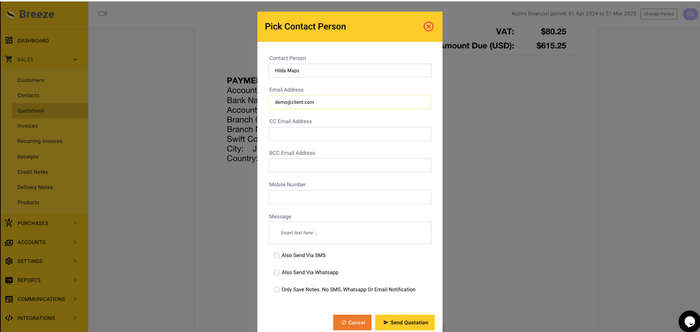 Breeze Invoicing - Professional - 6 months licence
