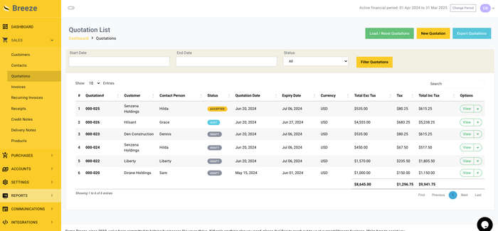 Breeze Invoicing - Professional - annual licence