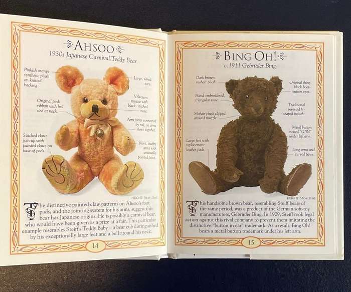 The Little Book Of Traditional Bears - Hardback with outer sleeve - Pauline Cockrill 1992