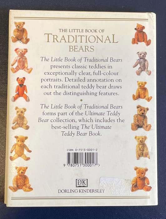 The Little Book Of Traditional Bears - Hardback with outer sleeve - Pauline Cockrill 1992