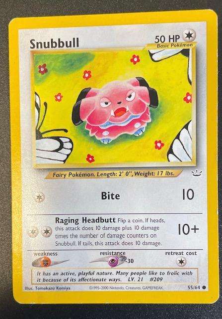 Pokémon TCG - SNUBULL - 2000 - 55/64 - LP NM