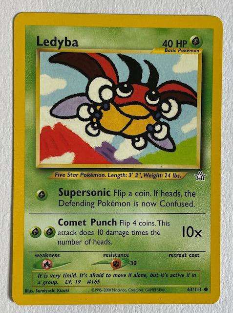 Pokémon TCG - LEDYBA - 2000 - 63/111 - LP NM