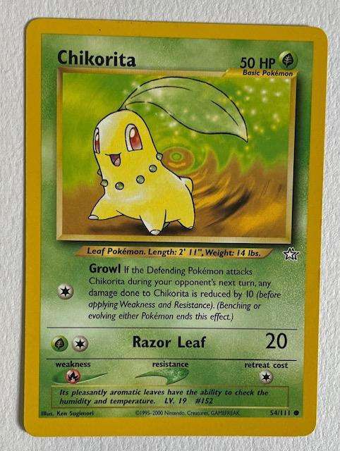 Pokémon TCG - CHIKORITA -2000 54/111 - LP NM
