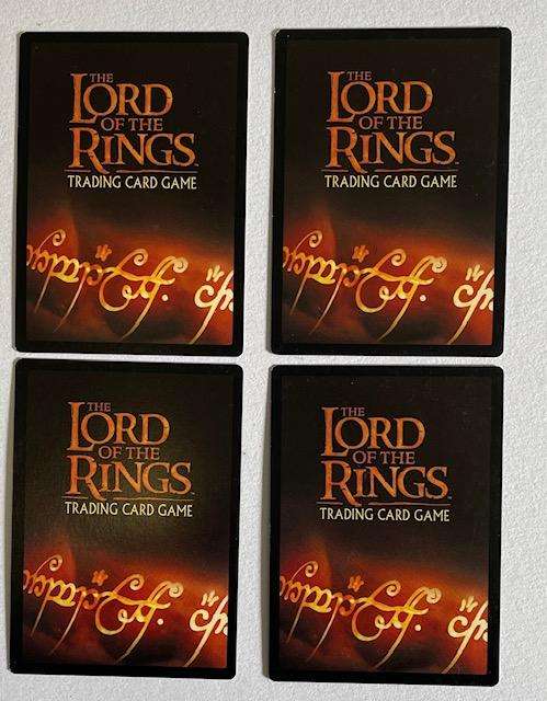 LORD OF THE RINGS TCG - X4 CARDS 2002 - DECIPHER