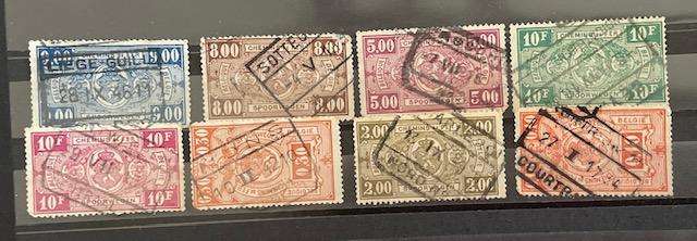 Belgium - Train tickets / stamps 1940's  - used *Thematic trains