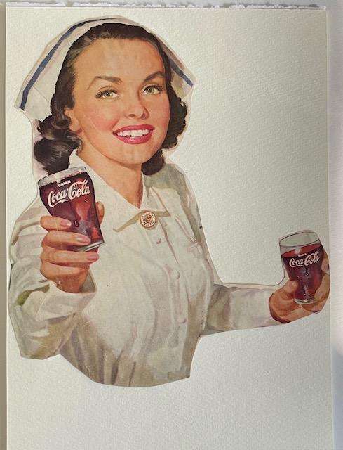 Vintage advertisement for Coca Cola - circa early 1950's