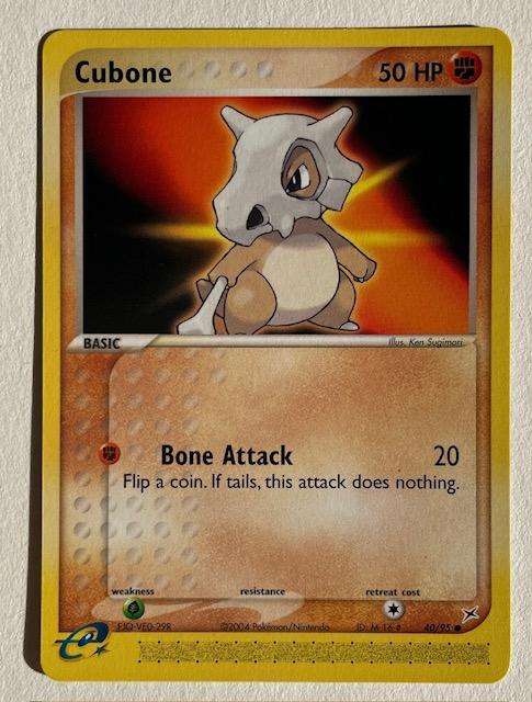 Pokémon TCG - CUBONE 2004 - 40/95  - LP NM