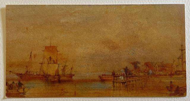 Greeting card - Africana series 19 - D'Urban Wharf - 1865 - T W Bowler - Watercolour - unused