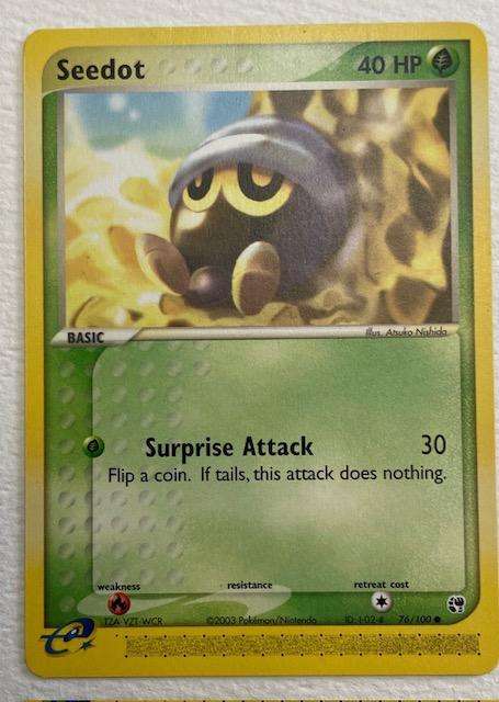 Pokémon TCG - SEEDOT - 2003 - 76/100 LP NM