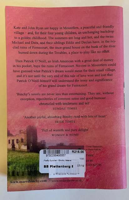 MAEVE BINCHY - FIREFLY SUMMER - 921  pages