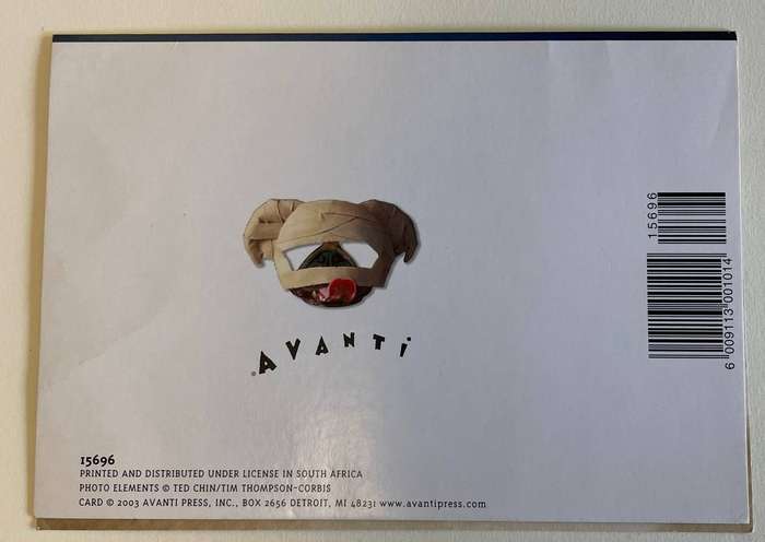 Greeting card - "Hope You Wind Up a Bit Better" Cutest get well card -unused . Avanti