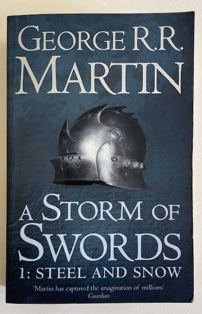 A STORM OF SWORDS -  GEORGE RR MARTIN - 2012 Harper Collins UK.  623 pages *Game of Thrones series